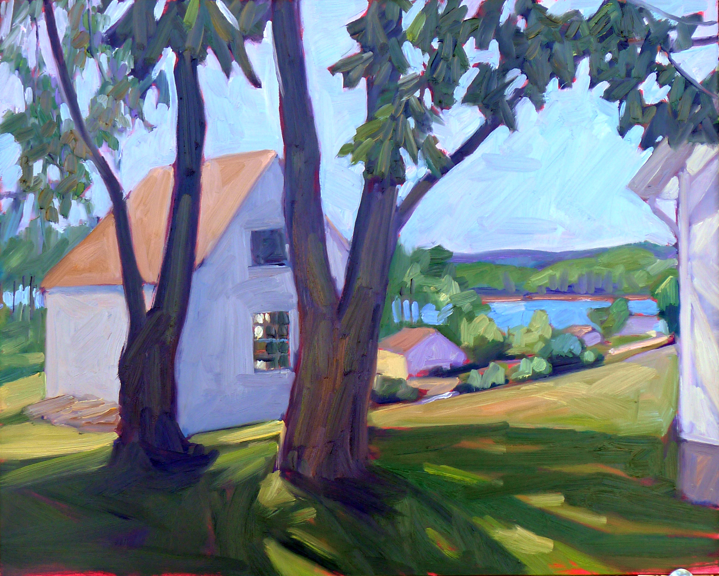 Castine The Thimble "The Thimble," oil on canvas.