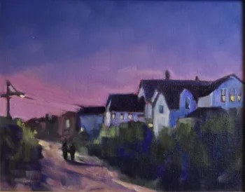 Twilight on the beach
