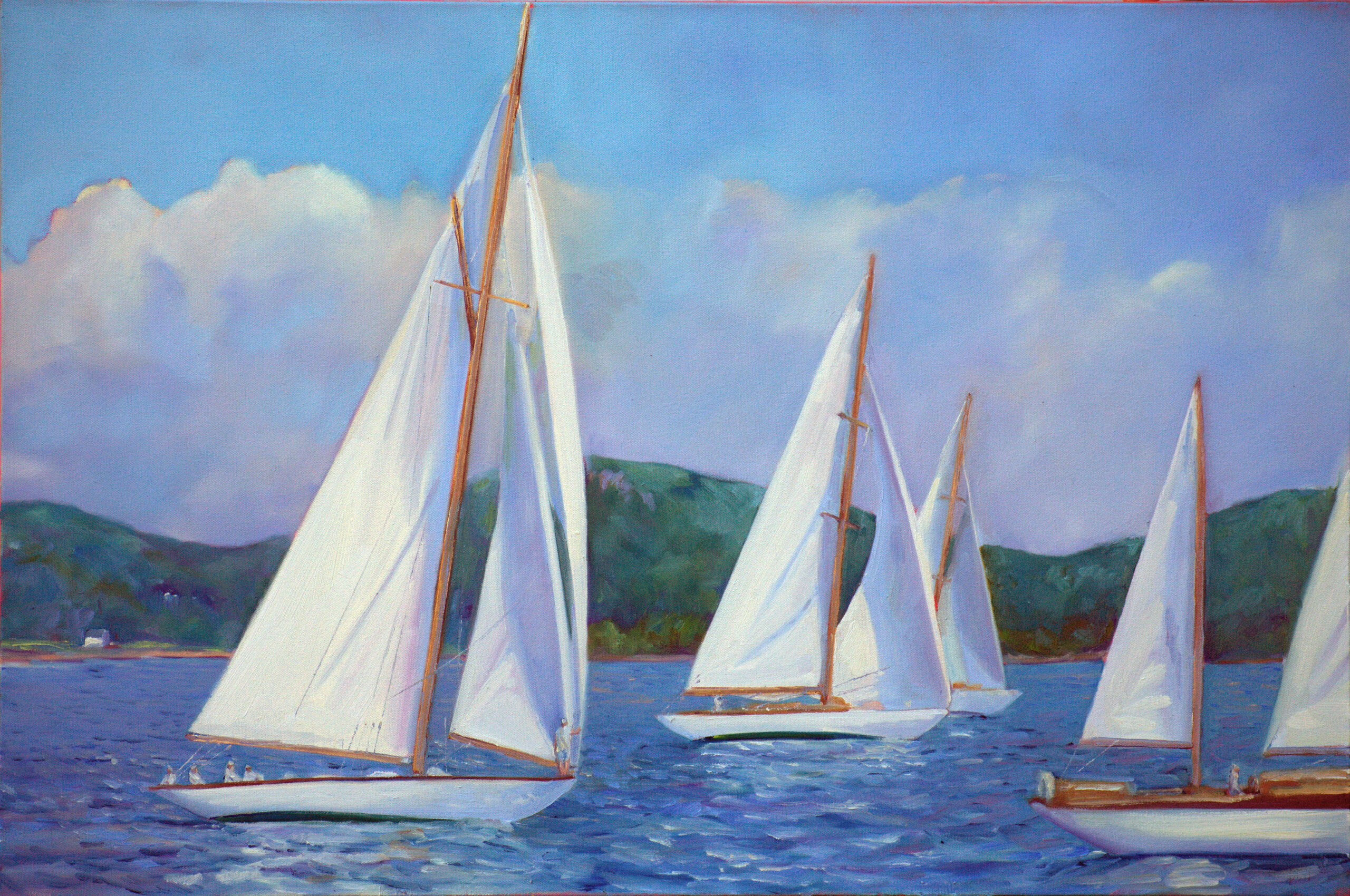 Skylarking, 24X36, oil on canvas, $3985 framed includes shipping and handling in continental US.