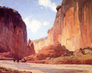 Canyon de Chelly, before 1947, Edgar Payne, courtesy of the Atheneum Art List.