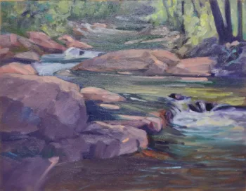 Red river rocks