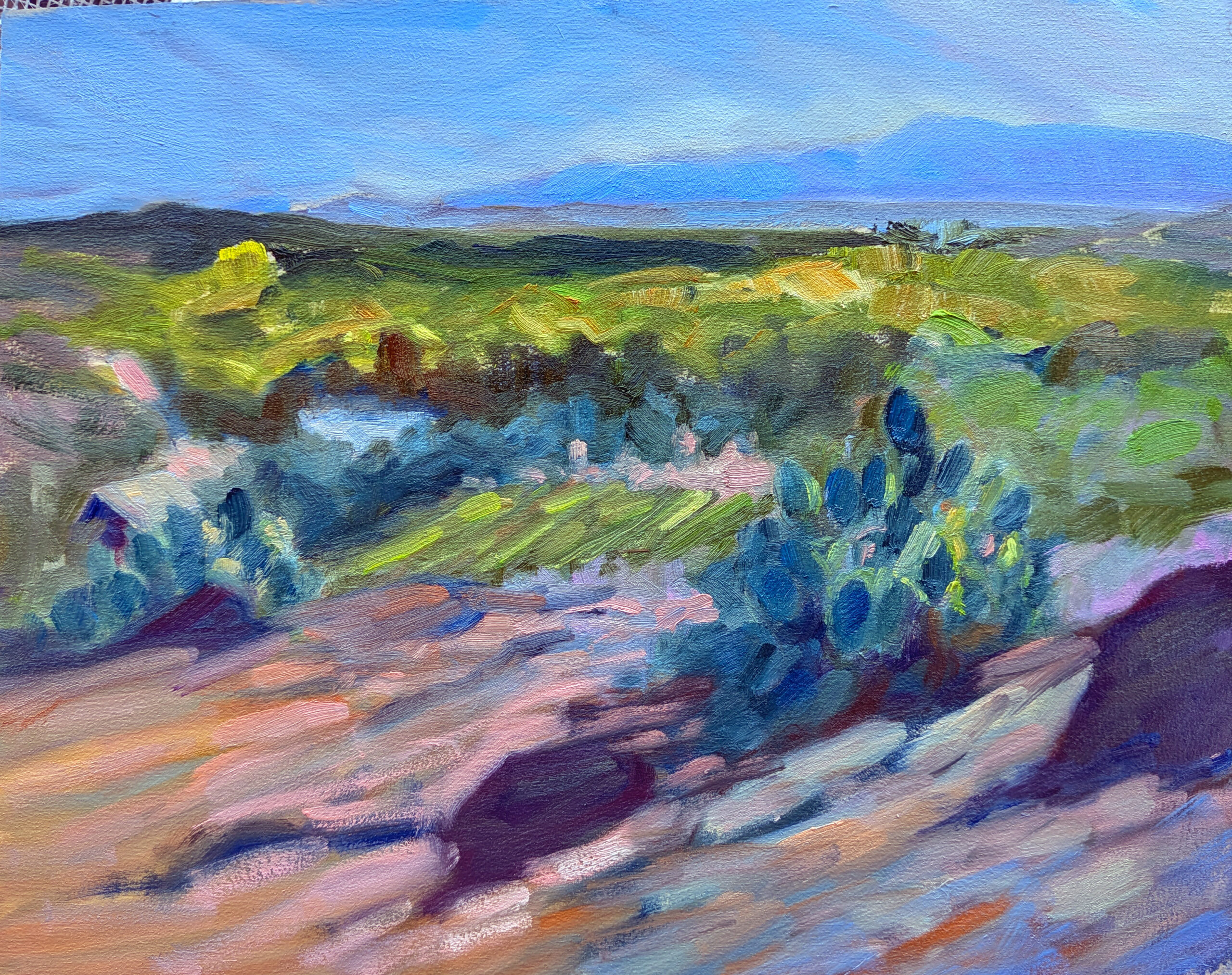 Miss Congeniality (hah!) is painting with old friends