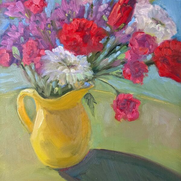 Monday Morning Art School: a small-space home studio